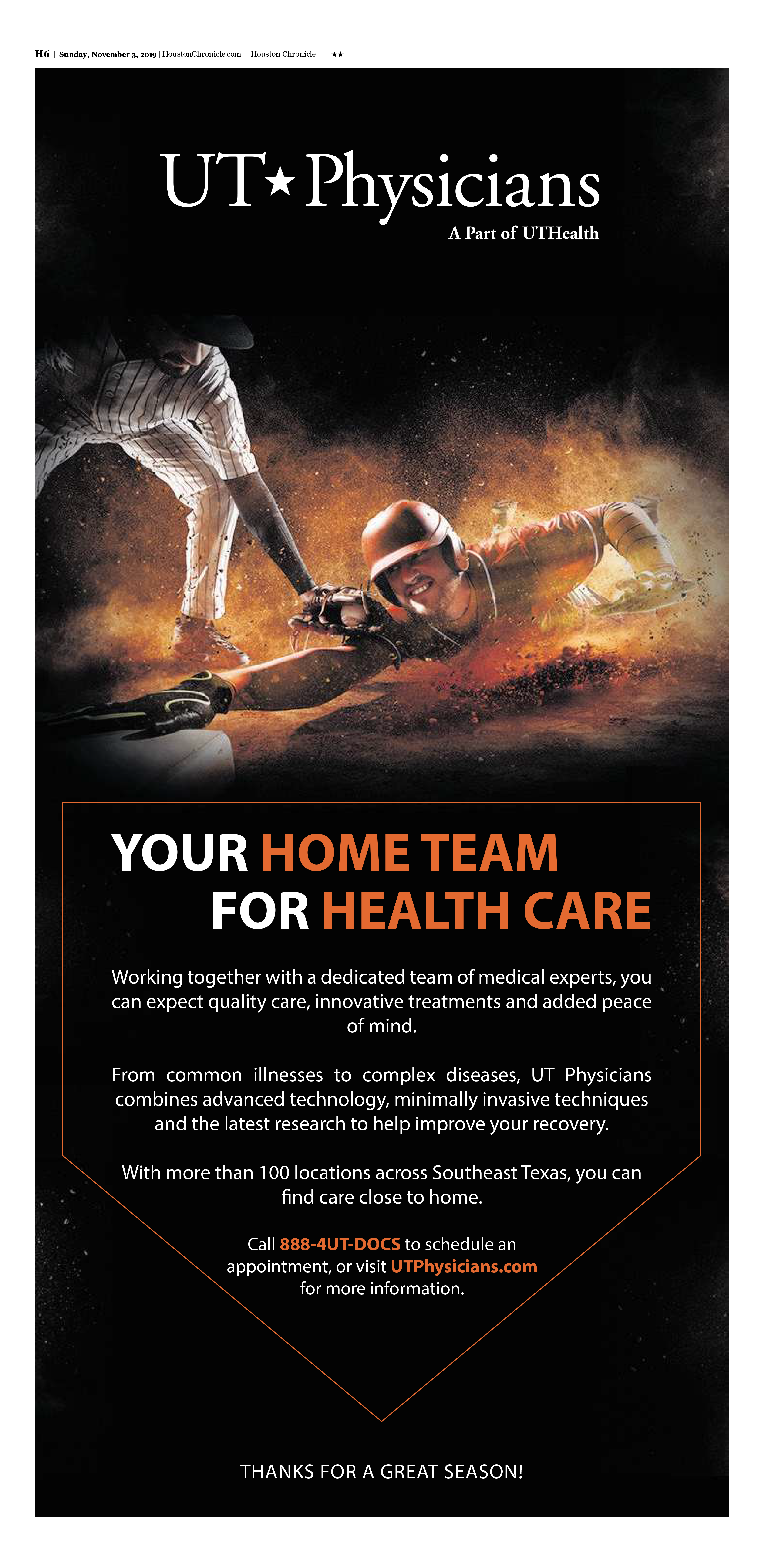 World Series Ortho Ad